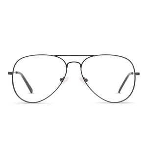 OTTOTO 35-M7674 BLACK AVIATOR EYEGLASSES FRAMES 58-15-145 RX